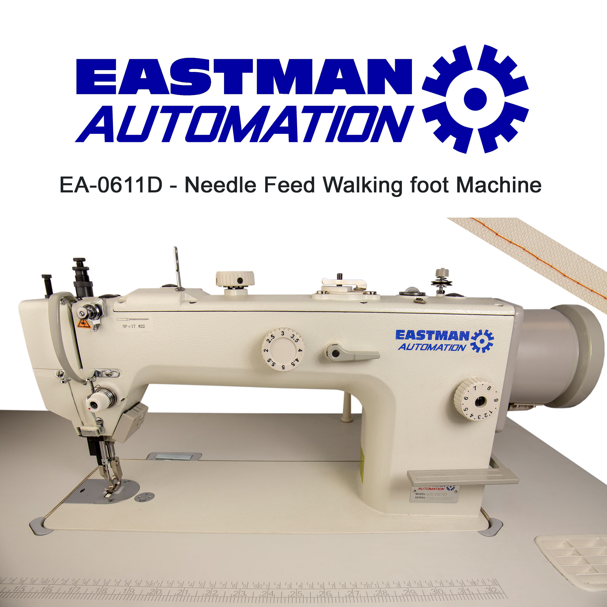 EA-0611D - Needle Feed Walking foot Machine