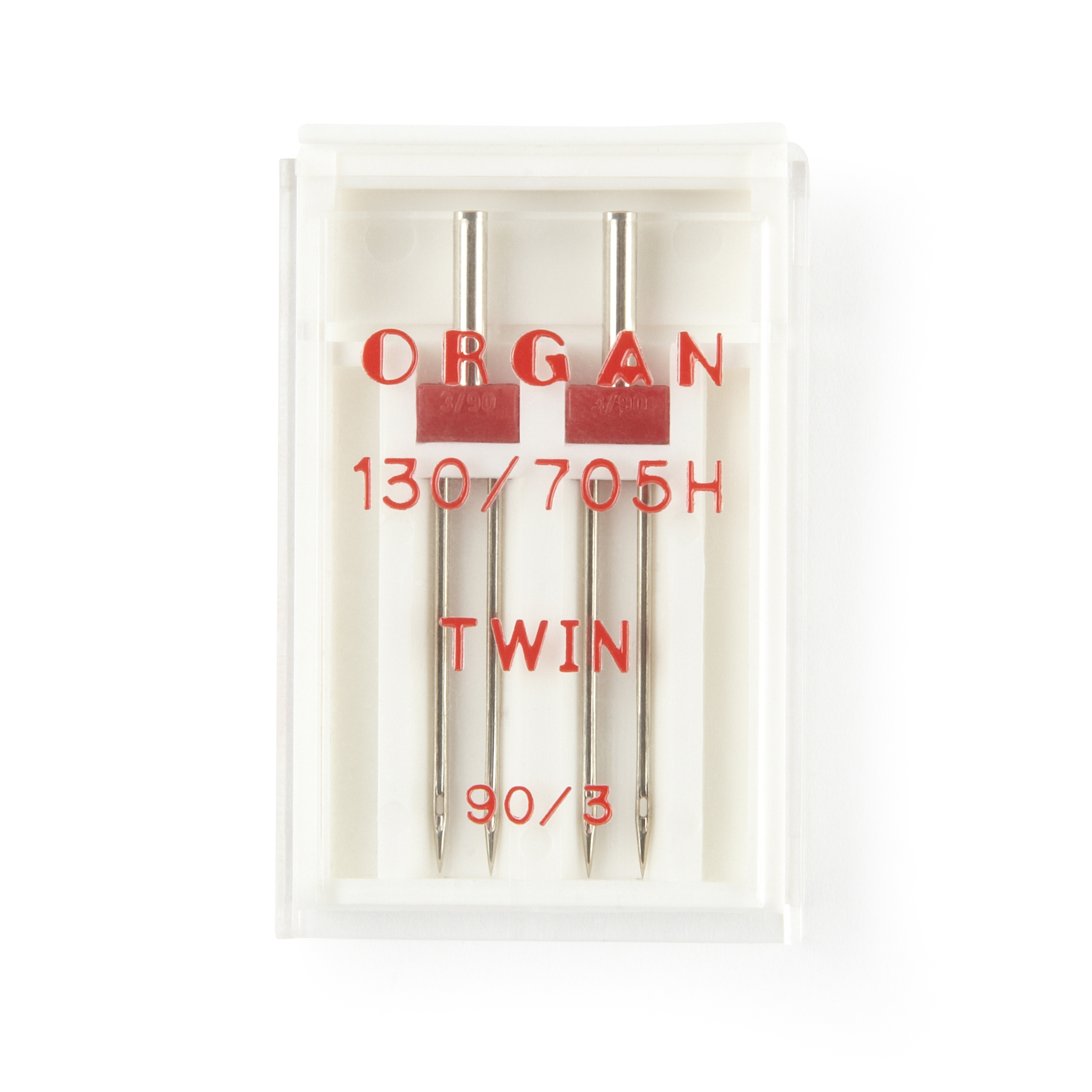 Organ Twin Needles 90 - 3mm Needles